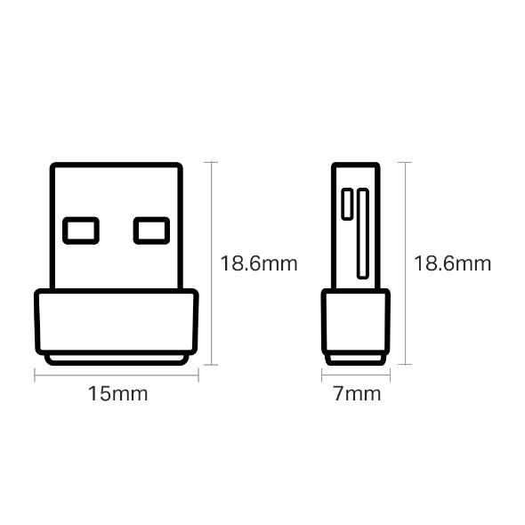 TP-Link Nano Wireless USB-Adapter (AC600)